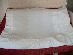 Antique needlework white mirrored duvet cover, age appropriate condition