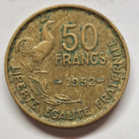 1952.  Franciaország 50  Frank  (388)