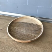 Gőzölt lapos tányér dió fából