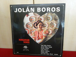 Vinyl LP, qualiton lpx 10128- stereo-mono. Boros jolán - folk music. Jokai.