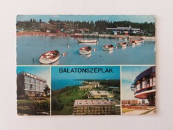 Régi képeslap Balatonszéplak fotó levelezőlap 1975