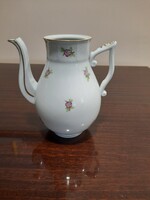 Herendi mályva virágmintás porcelán teás kanna, tea kiöntő