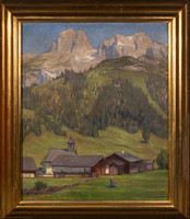 Valerie Czepelka (1896-1975): Alpesi tájkép