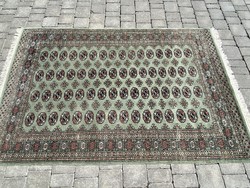 Pakistani bokhara carpet pistachio color 260x150cm