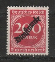 Postatiszta Reich 0189 Mi Hivatalos 78       0,60 Euró
