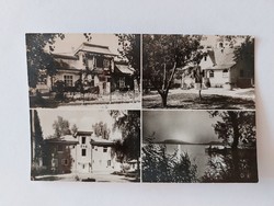 Old postcard Balaton photo postcard Zamárdi 1958