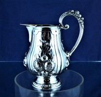 Amazing antique silver cream pourer, hanau, ca. 1900!!!