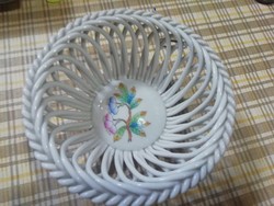 Herend basket, woven, in perfect condition