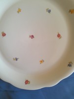 Zsolnay  pajzspecsetes szórt virágos tányér  28 cm