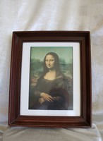 Párizs Louvreban vásárolt kép- Leonrdo da Vinci Mona Lisa festménye alapján