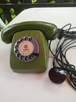 Retro telefonkészülék  - zöld
