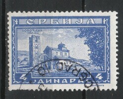 Német megszállás 0113 (Szerbia) Mi 78        0,60 Euró
