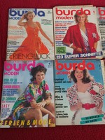 Burda magazine, 8 pieces, in German