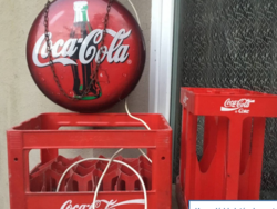 Retró coca cola világító tábla