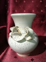 Ceramic vase is small