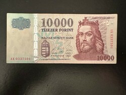 10000 forint 1997. AK!!  VF+!!  NAGYON SZÉP!!