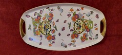 Pirken Hammer large porcelain tray with bird decoration
