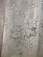 Beautiful vintage openwork floral curtain