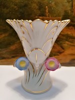 Herendi porcelán váza 12,5x105x7,5 cm, hibátlan