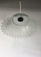 Vintage decorative-sleek glass chandelier-in perfect condition