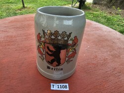 T1108 German beer mug berlin 12 cm