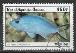 Halak, vízi élőlények 0006 (Guinee)  Mi 1649     0,90 Euró
