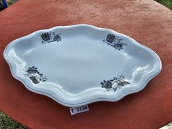 T1138 Arpo román porcelán pecsenyés tál 36x24 cm