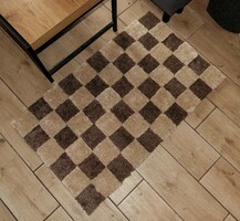 New checkered carpet 62x103cm