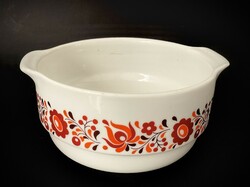 Alföldi red Hungarian soup bowl uniset bowl
