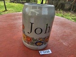 T1110 German beer mug johann 12 cm