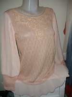 Casual sweater, pale pink
