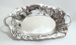 Silver-plated art nouveau, Wiskemann tray, centerpiece, bowl