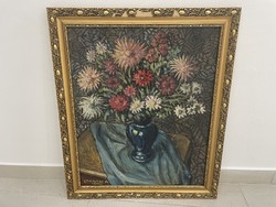 Lakatos Artúr csendélet virágcsendélet festmény olajkép