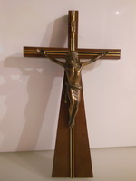 FESZÜLET - TÖMÖR RÉZ - FA - 28 x 15 cm - RÉGI - OSZTRÁK - HIBÁTLAN