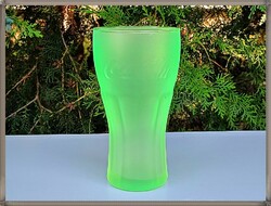 Coca cola glass 3 dl neon green