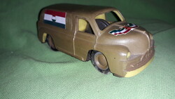 Old sheet metal factory - momentum military flywheel extremely rare toy car according to the pictures