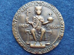 Arc. German King Konrad's royal seal commemorative medal (id79028)