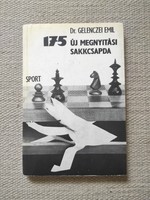 175 új megnyitási sakkcsapda - Dr. Gelenczei Emil - sakk játék gyakorló könyv, feladványok