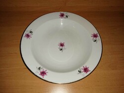 Alföldi porcelain purple flower pattern deep plate soup plate - 23 cm (2p)