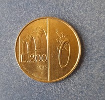 200 lire 1993 * San Marino kapui