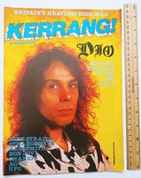Kerrang magazine 86/5/1 dio iron maiden acdc shy accept strangeways chariot dire straits o'malley ufo
