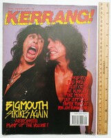 Kerrang magazine 89/9/2 aerosmith def leppard bon jovi skid row mötley almighty mike monroe faster p