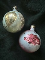 Old Russian glass Christmas tree decoration