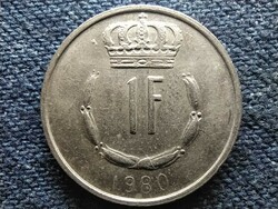 John of Luxembourg (1964-2000) 1 franc 1980 (id52728)