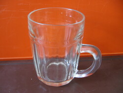 Retro faceted, calibrated jug with 0.25 l heart-shaped mark