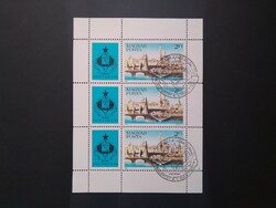 1983 Szocfilex small sheet, with commemorative stamp g3
