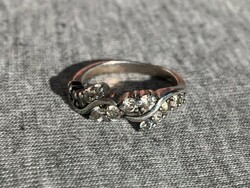 Women's silver ring with Hungarian hallmark