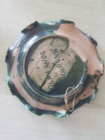 Old Korund Łáh ákos glazed ceramic pot from Transylvania, from a collection