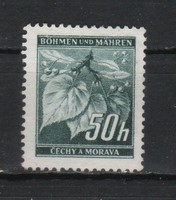 Német megszállás 0173 (Böhmen és Mähren) Mi 55 gumi nélkül        0,30 Euró