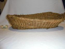Antique bread molding wicker basket - baker's tool